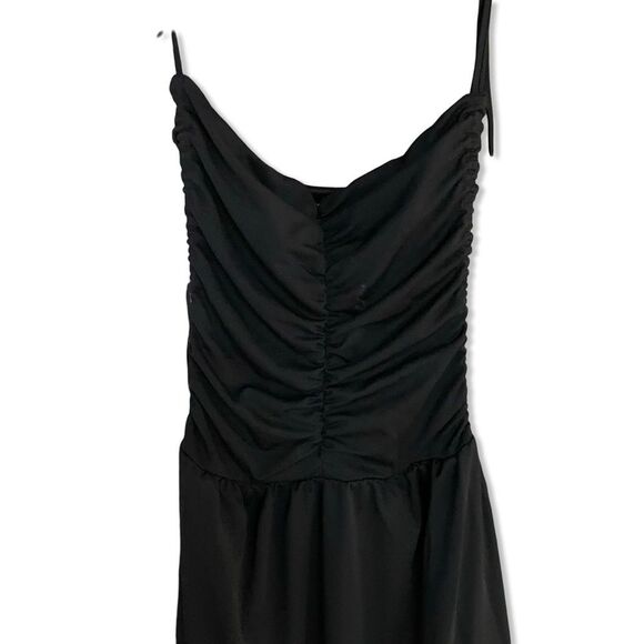 NWT All The Ways Orelia Maxi Dress in Black drop waist strappy Revolve L - Picture 6 of 11